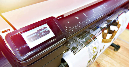 High-quality printing machine showcasing features for professional flyer printing services.