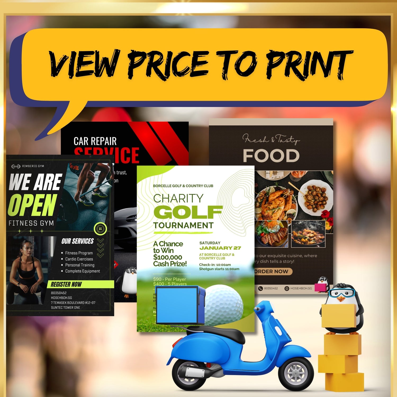 View Price to Print A4 Flyers - HoSehboh.sg