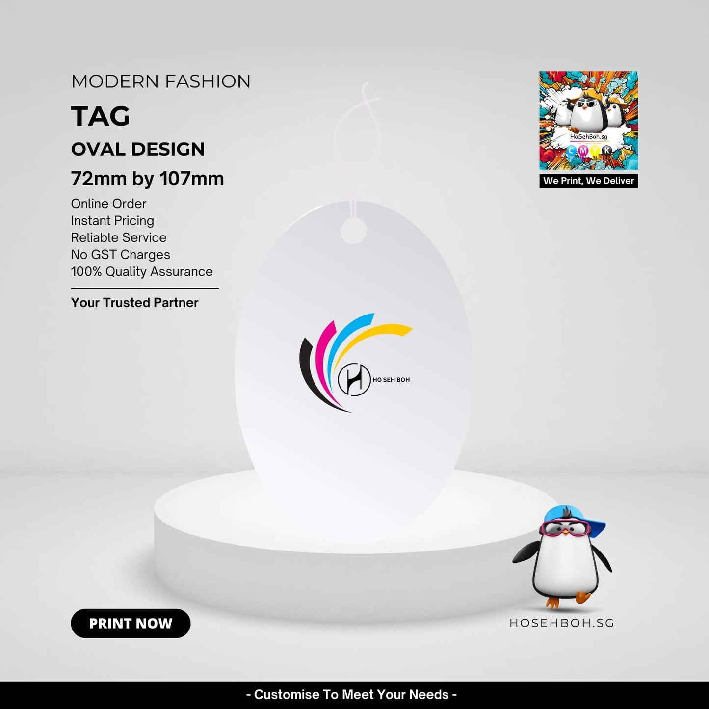 Print Product Tags Singapore