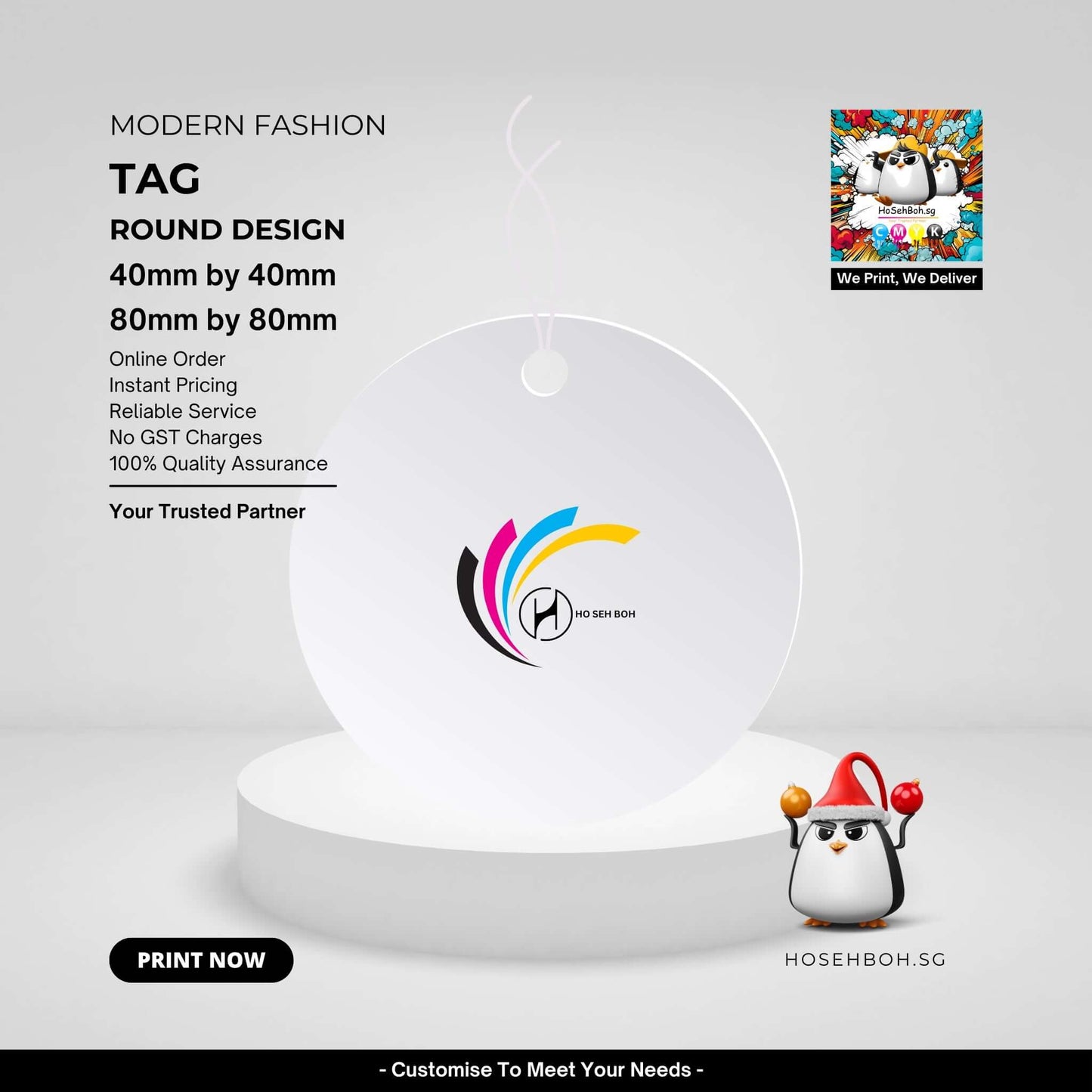 Print Product Tags Singapore