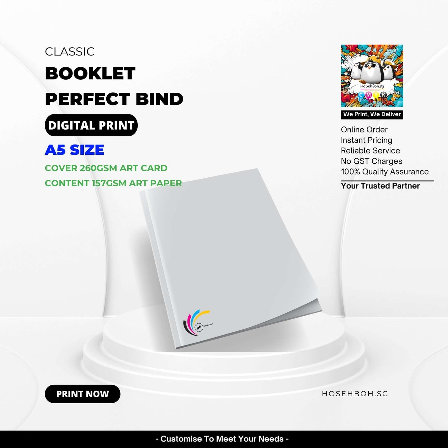 Print Digital A5 Size Booklets Singapore - HoSehBoh.sg