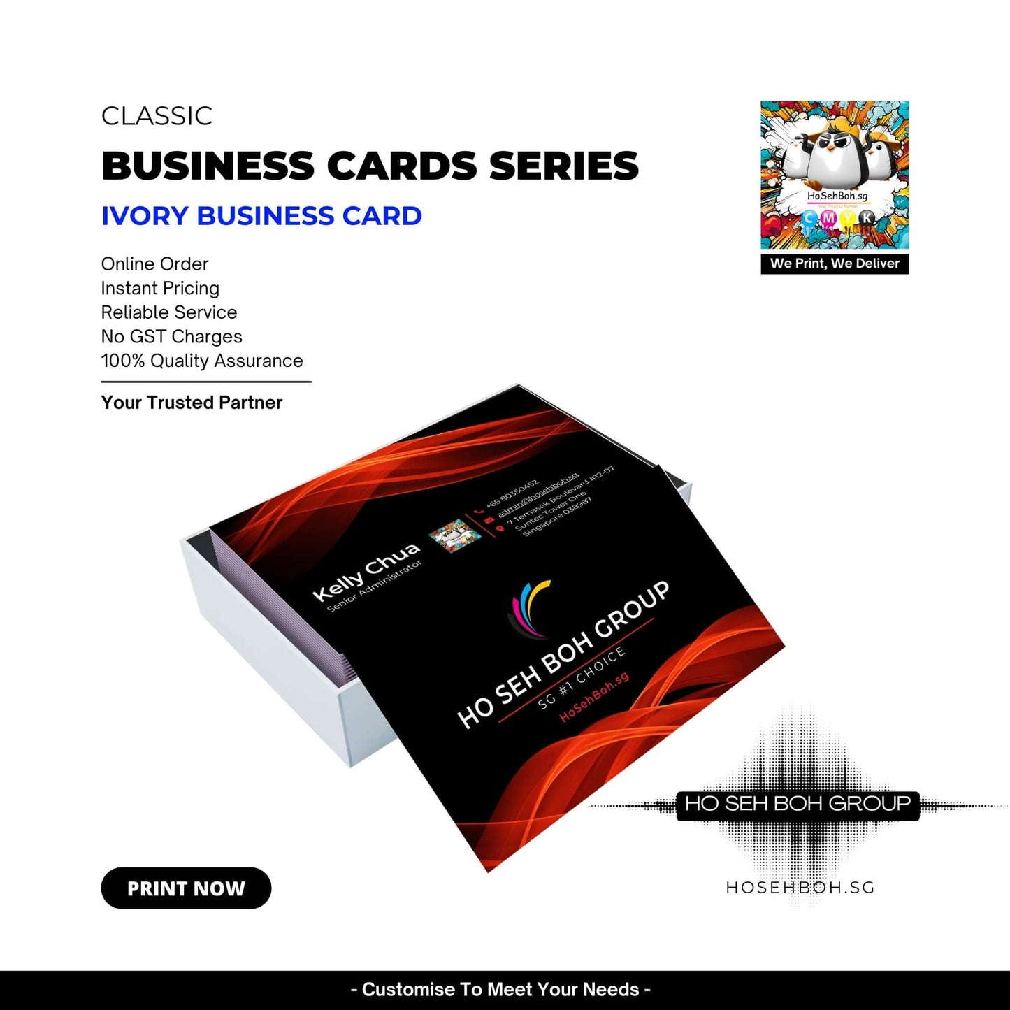Ivory Business Card