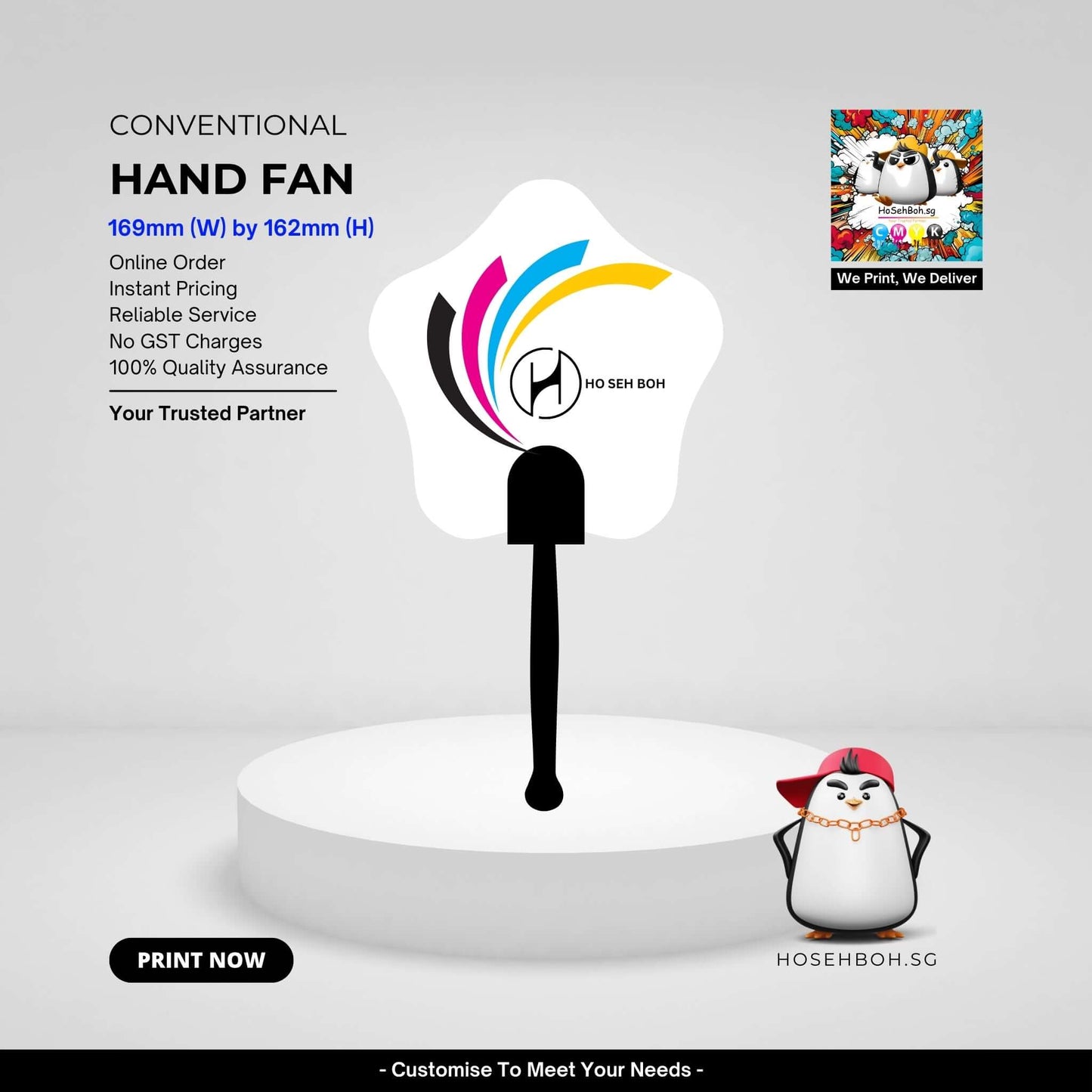 Buy Hand Fan With Handle Singapore