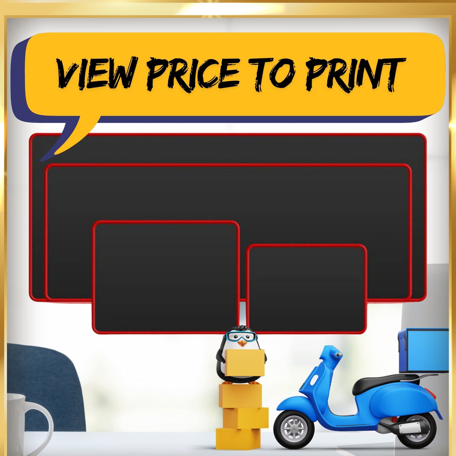 View Price To Print Mouse Pad - HoSehboh.sg