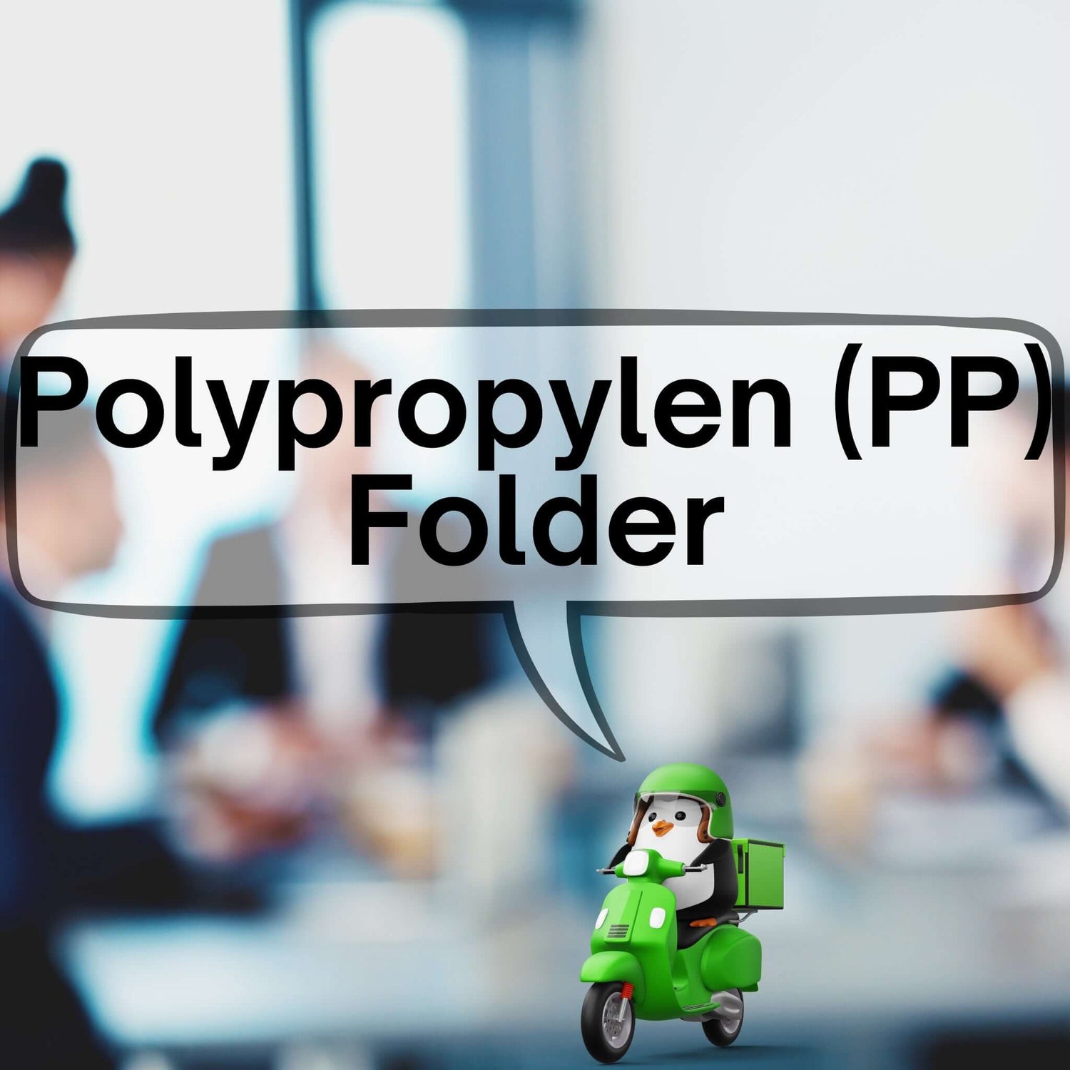 Polypropylene folder - PP Folders, printing for business meeting, showcasing office organization and style.