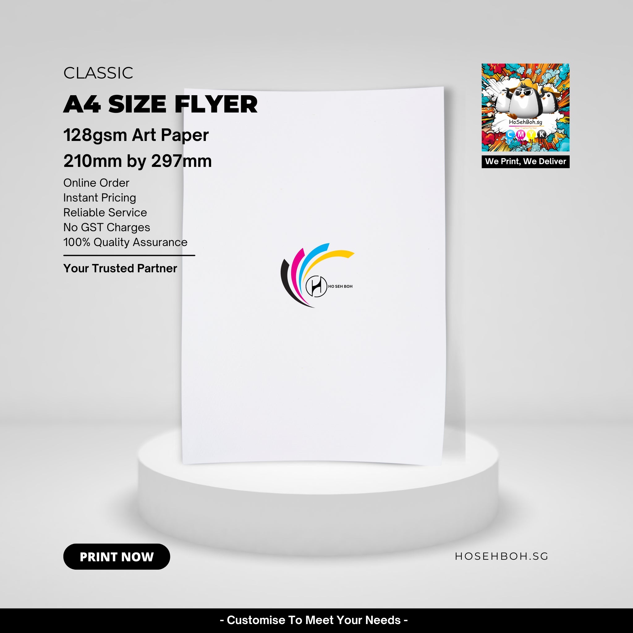 Print A4 Size Flyers Singapore