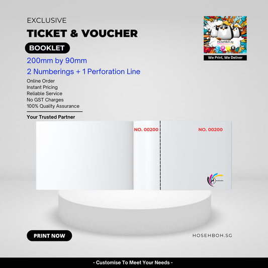 Print Tickets Booklets Events Singapore