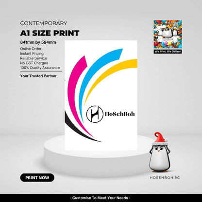 A1 Size Large Format Poster Print Near you in Singapore - HoSehBoh.sg