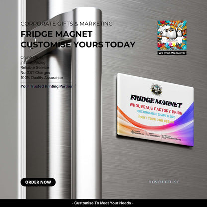 Fridge Magnet: Custom Fridge Magnet Printing Singapore for gifts and marketing, customizable designs available.