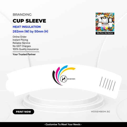 Print Coffee Cup Sleeve Singapore