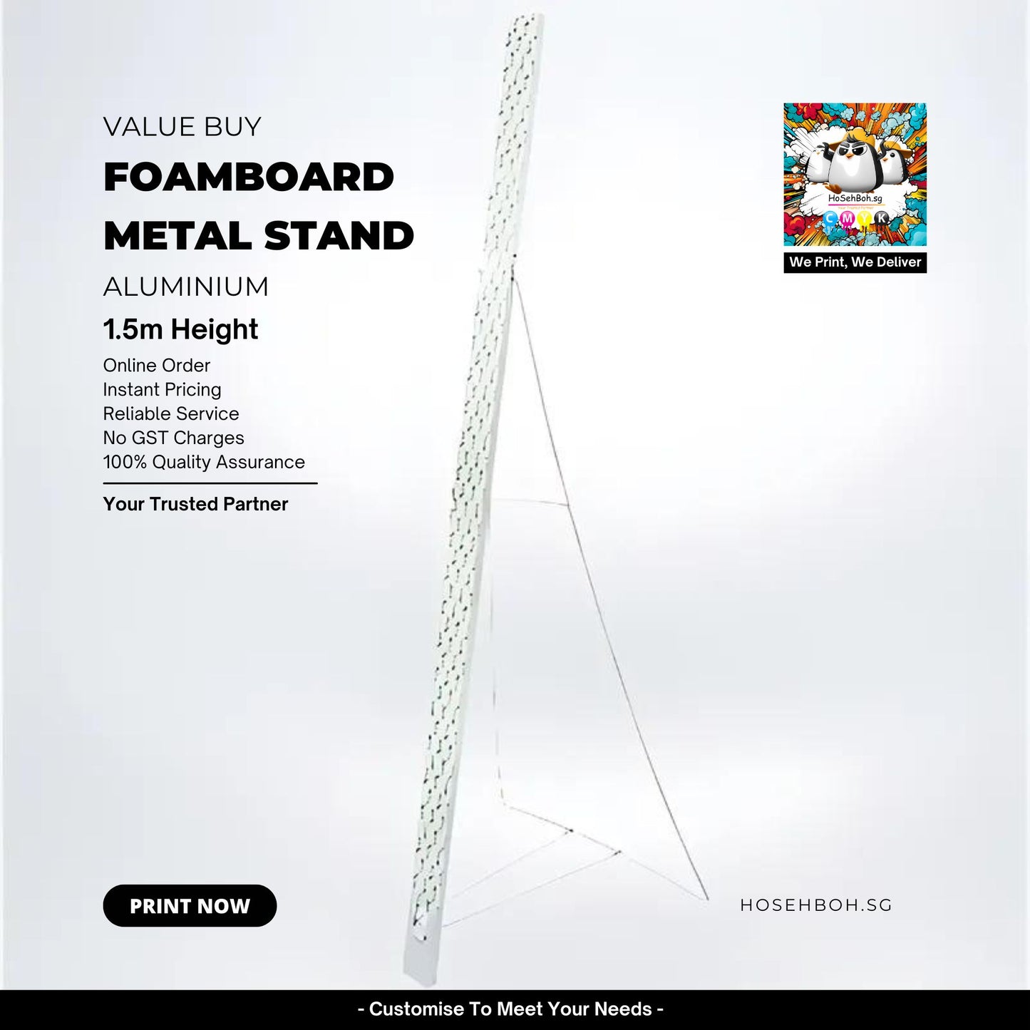 Foamboard Metal Stand