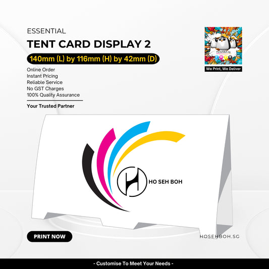 Tent Cards Printing Singapore